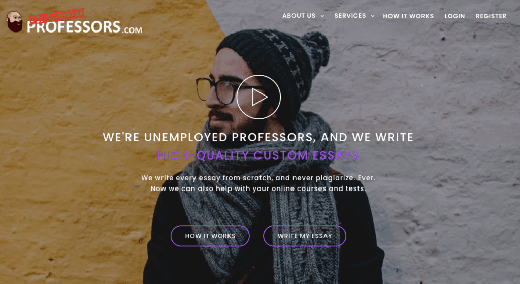 unemployed professors homepage